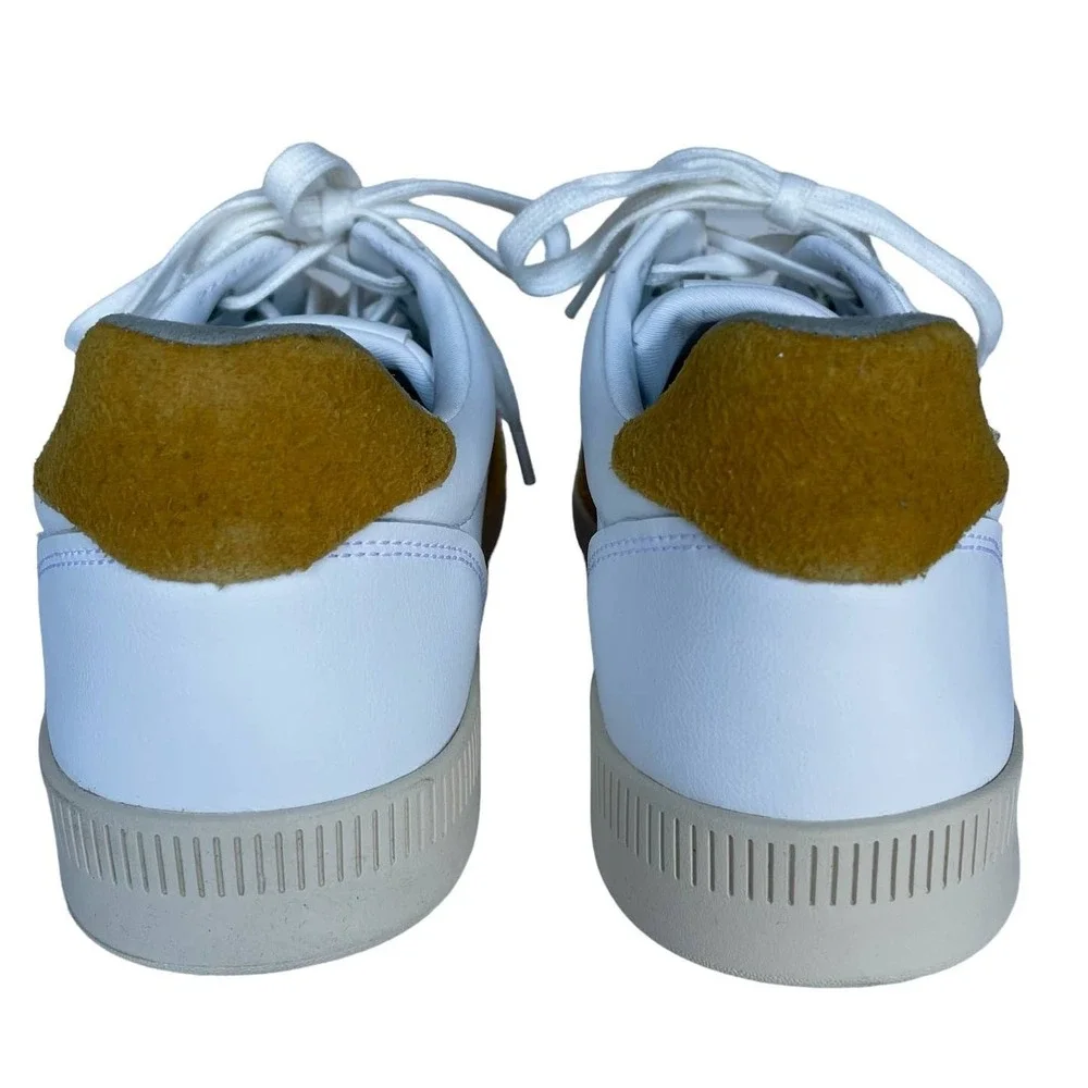 Everlane White Leather Suede‎ Accent Sneakers Mens US 9 Womens US 11 Casual